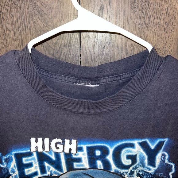 Vintage Looney Tunes Tasmanian Devil “High Voltage” New England Patriots Shirt - Picture 4 of 5